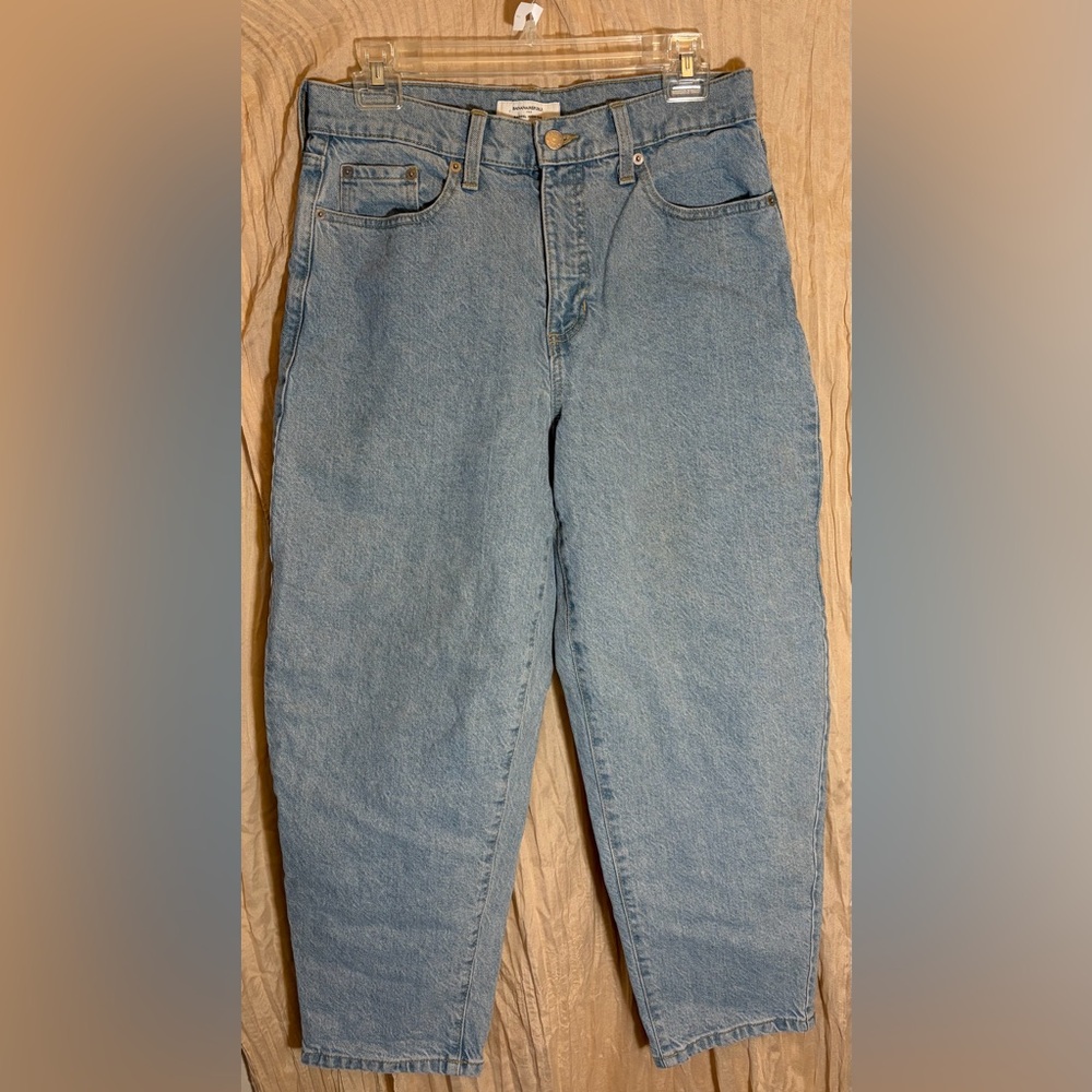 BANANA REPUBLIC Barrel High Rise Petite Ankle Jeans 28/6